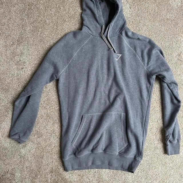 Gymshark Men's Hoodie - Grey - M on Productcaster.