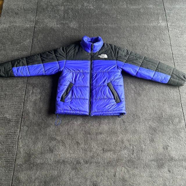 The North Face Men's Puffer Jacket - Purple/Blue - S on Productcaster.