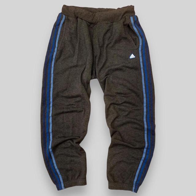 Adidas Men's Sweatpants - Grey/Blue - M on Productcaster.