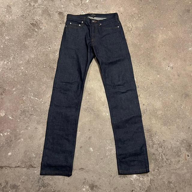 A.P.C. Men's Jeans - Navy - 30" on Productcaster.