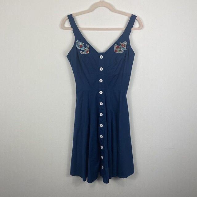 Hell Bunny Women's Dress - Blue - S on Productcaster.