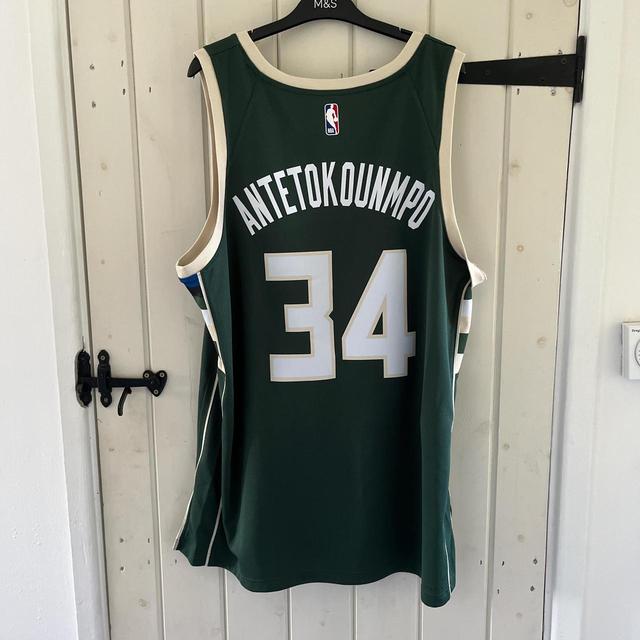 NBA Men's Vest - Cream/Green - XL on Productcaster.