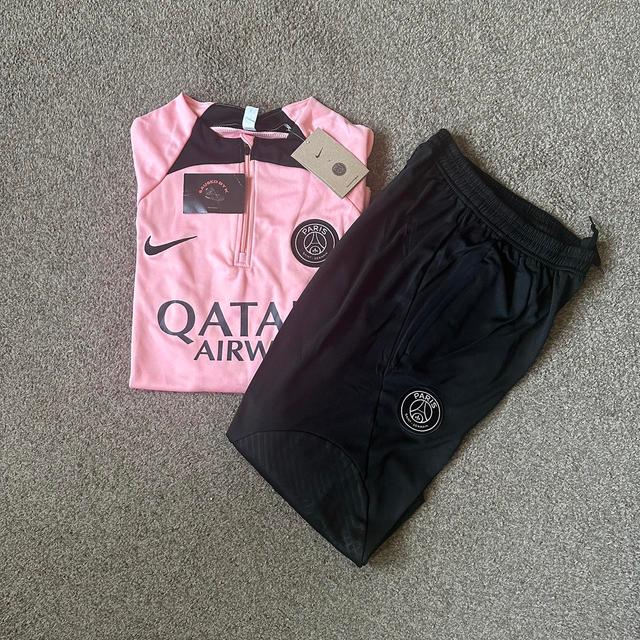 Nike Men's Top - Pink/Black - S on Productcaster.