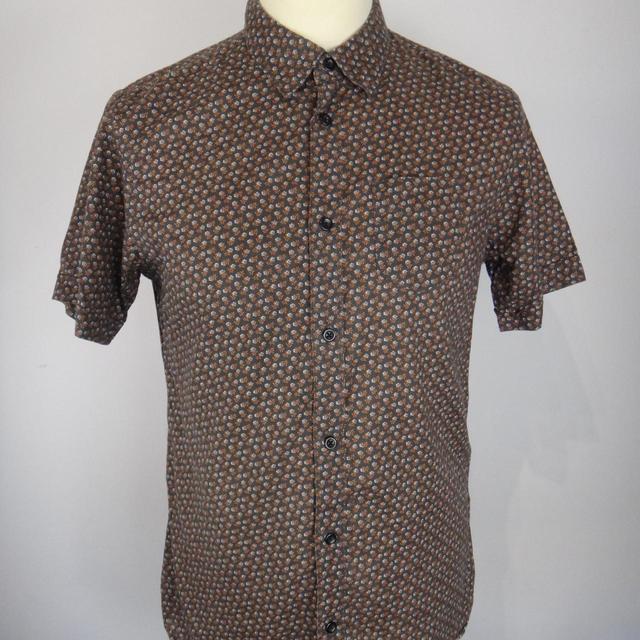 AllSaints Men's Shirt - Brown - S on Productcaster.