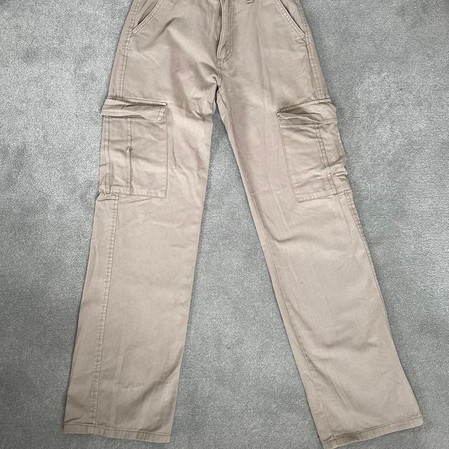 Stradivarius Women's Cargo Trousers - Tan/Brown - UK 8 on Productcaster.