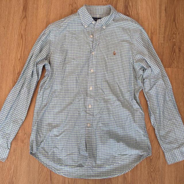 Ralph Lauren Men's Shirt - Blue/Green - L on Productcaster.