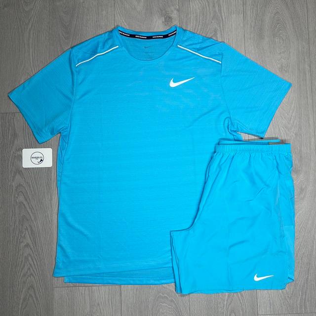 Nike Men's Top - Blue - L on Productcaster.