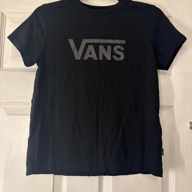 Vans Women's T-shirt - Black - L on Productcaster.