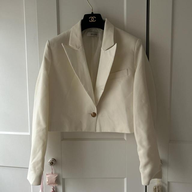 Women's Coats and jackets - Cream/White - S on Productcaster.