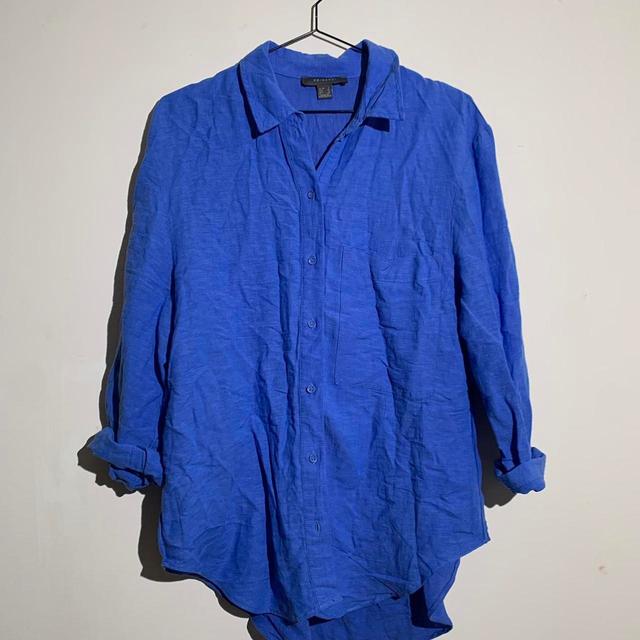 Primark Women's Shirt - Blue - S on Productcaster.