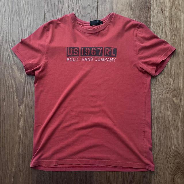 Polo Ralph Lauren Men's T-shirt - Red - M on Productcaster.