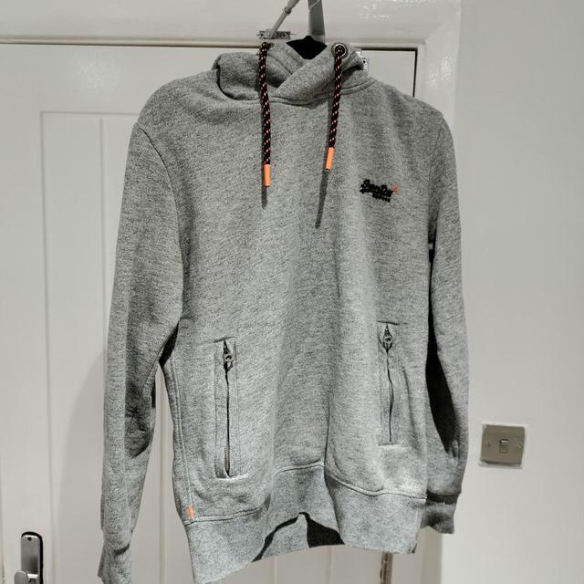 Superdry Men's Hoodie - Grey - L on Productcaster.