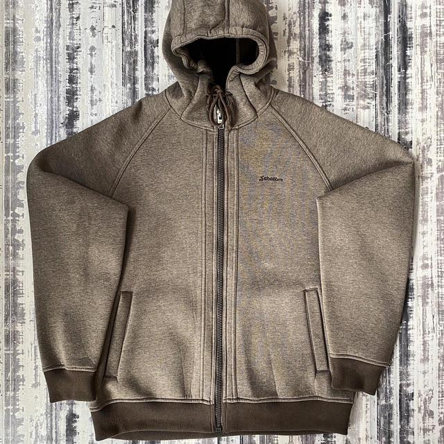 Schott Men's Hoodie - Brown - XL on Productcaster.