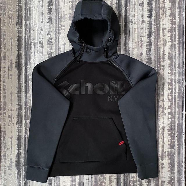 Schott Men's Hoodie - Black - L on Productcaster.