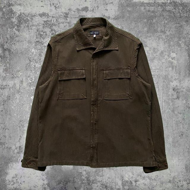 Armani Jeans Men's Shirt - Brown - XL on Productcaster.