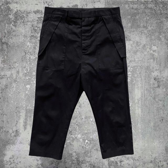 Rick Owens Men's Tailored Cargo Trousers - Black - 33" on Productcaster.