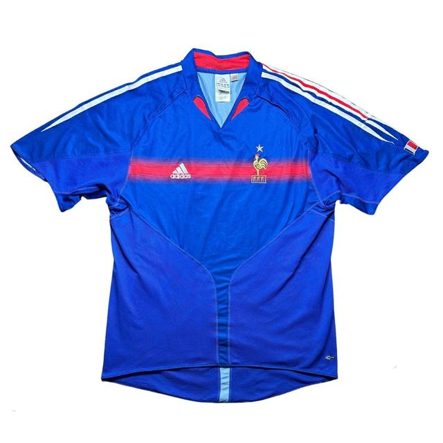 Adidas Men's T-shirt - Blue - XL on Productcaster.