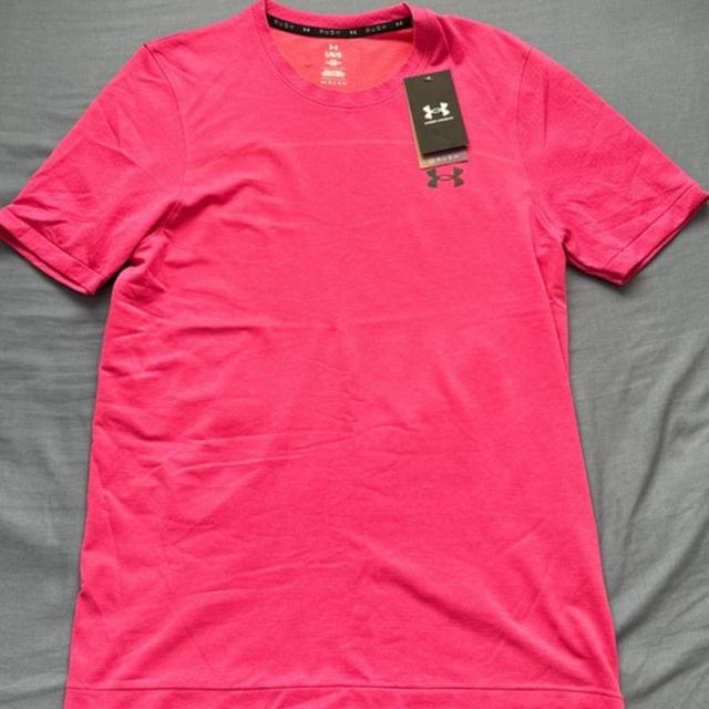 Under Armour Men's T-shirt - Pink - L on Productcaster.