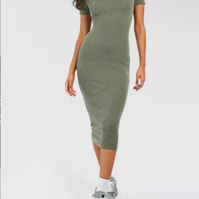 Primark Women's Bodycon Dress - Green - 12 on Productcaster.