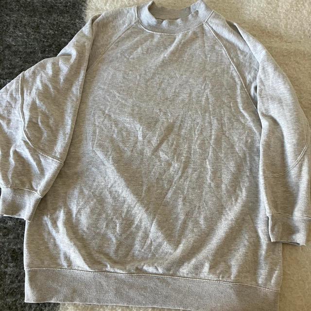 Pull&Bear Women's Jumper - Grey/White - XL on Productcaster.