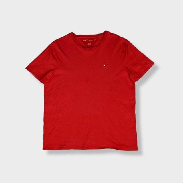 Tommy Hilfiger Men's T-shirt - Red - M on Productcaster.