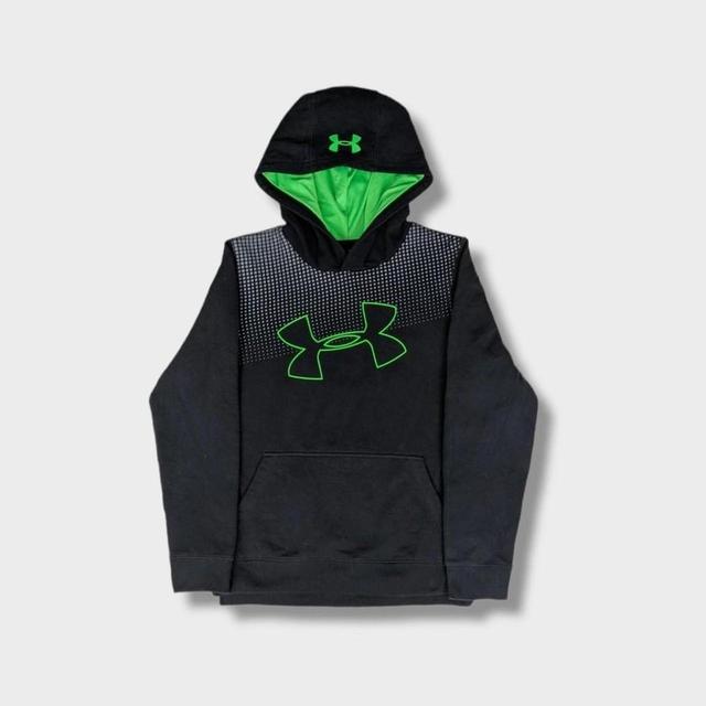 Under Armour Men's Hoodie - Black/Green - XS on Productcaster.