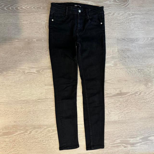 Zara Women's Jeans - Black - UK 10 on Productcaster.