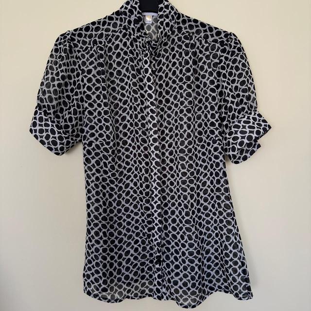 Women's Shirt - Black/White - 8 on Productcaster.