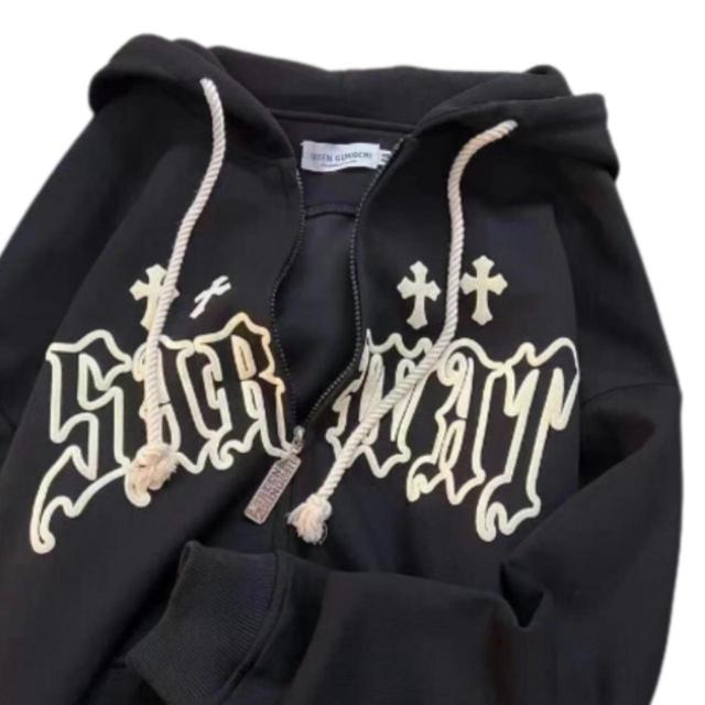 Women's Hoodie - Multi/Black - M on Productcaster.