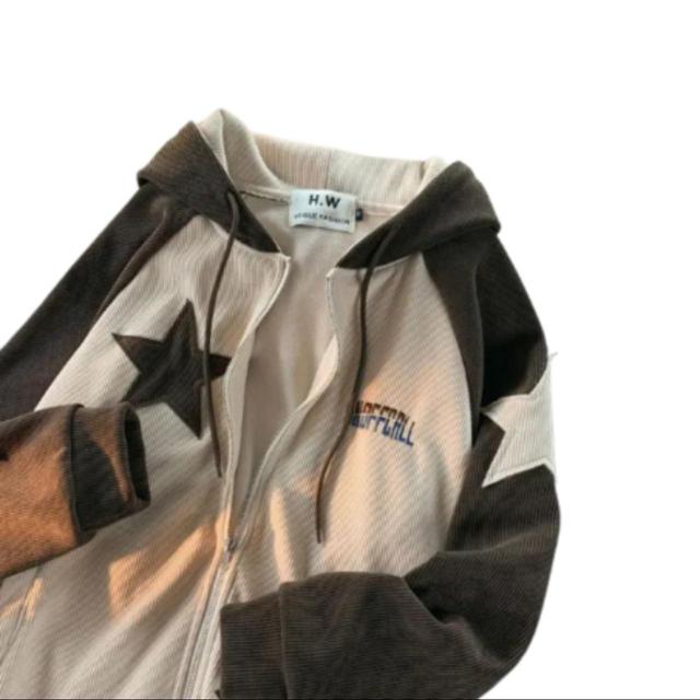 Men's Polyester Jacket - Brown/Multi - XL on Productcaster.