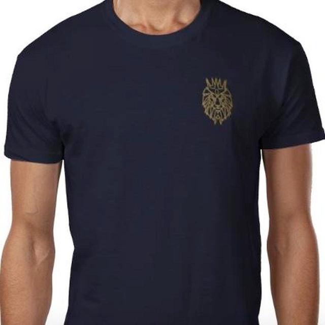 Designer Men's T-shirt - Navy - M on Productcaster.