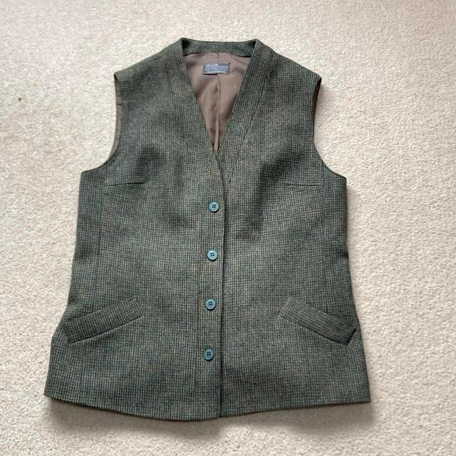 Vintage Women's Waistcoat - Green - 14 on Productcaster.