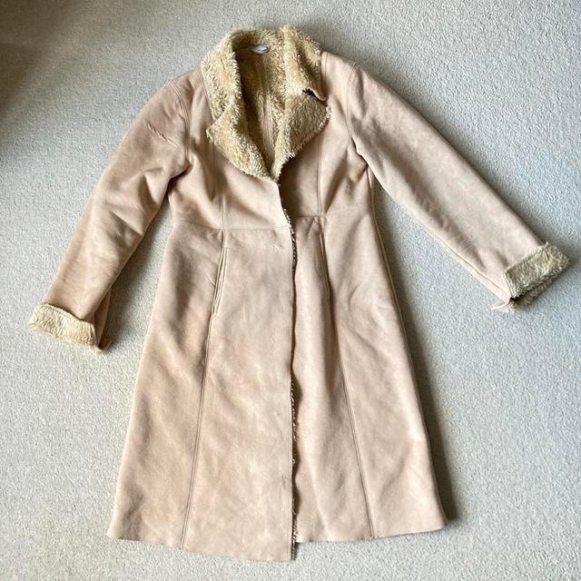 Oasis Women's Overcoat - Tan - UK 14 on Productcaster.