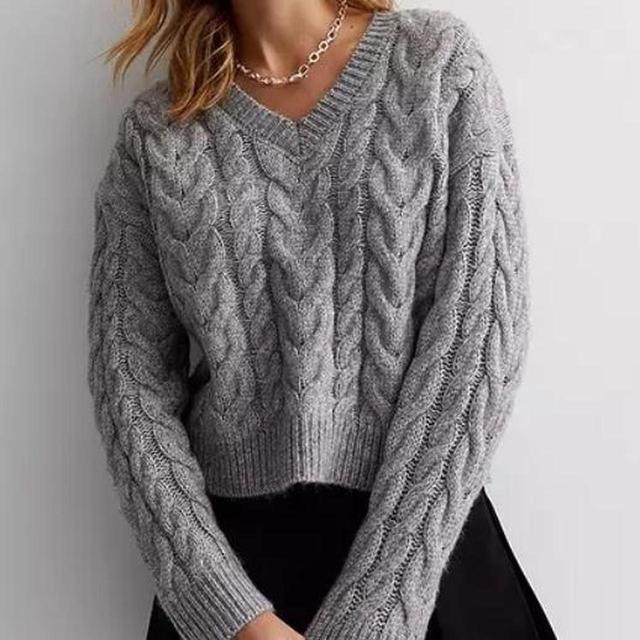 New Look Women's Jumper - Grey - L on Productcaster.