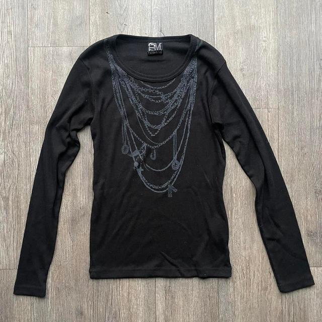 Women's T-shirt - Black - M on Productcaster.