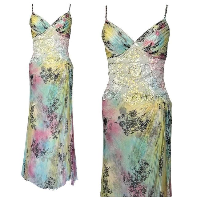 Vintage Women's Maxi Dress - Multi - 10 on Productcaster.