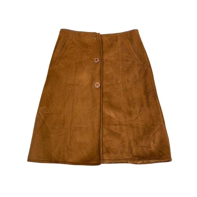 Vintage Women's Skirt - Brown - XXL on Productcaster.