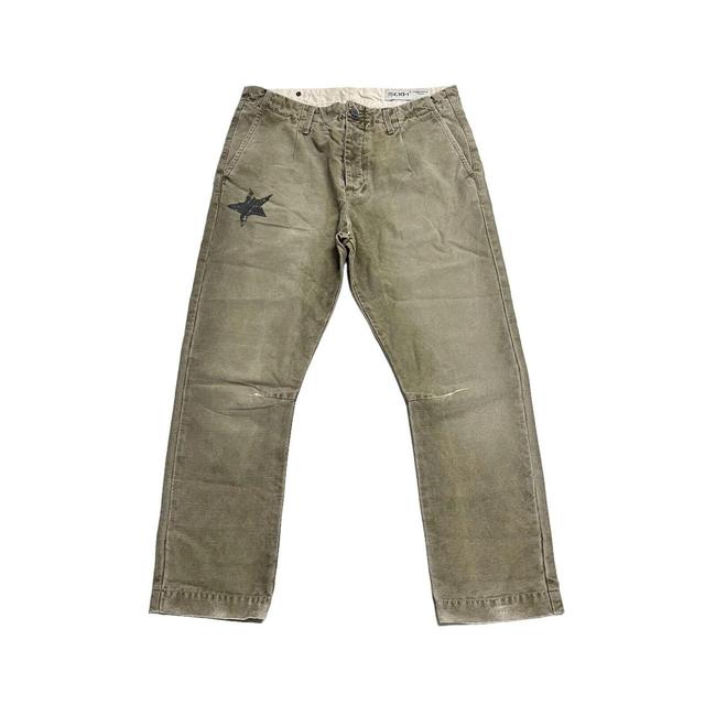 Vintage Men's Trousers - Grey - L on Productcaster.