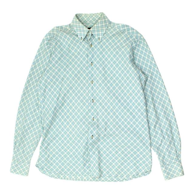 Vintage Men's Shirt - Blue - XL on Productcaster.