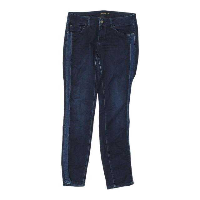 Massimo Dutti Women's Jeans - Navy - L on Productcaster.