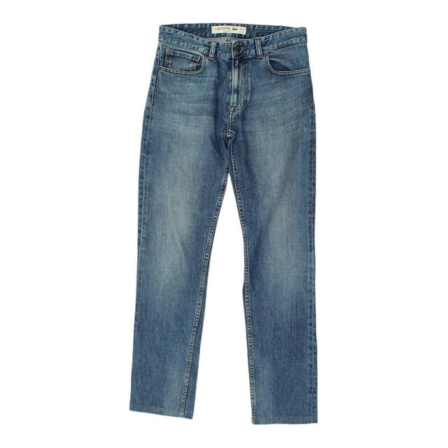 Lacoste Men's Jeans - Blue - S on Productcaster.