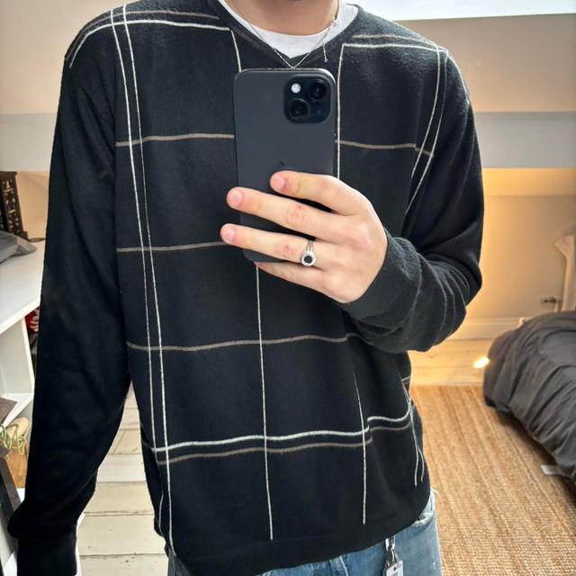 Vintage Men's Jumper - Black - M on Productcaster.