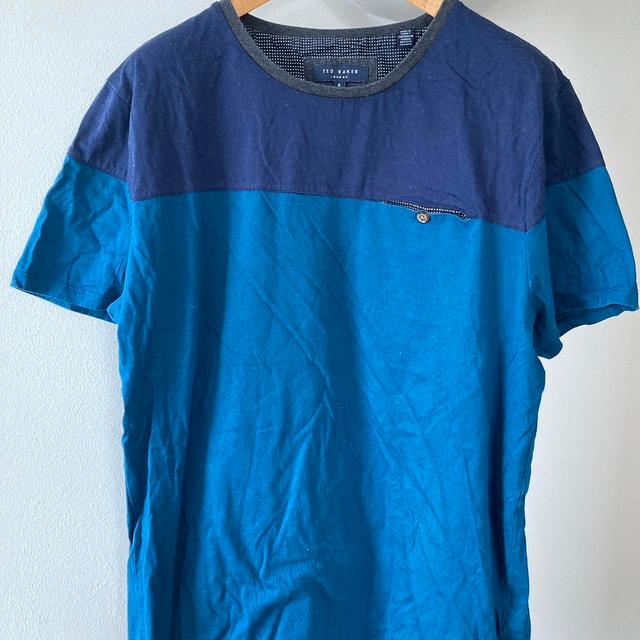 Ted Baker Men's T-shirt - Blue - XL on Productcaster.