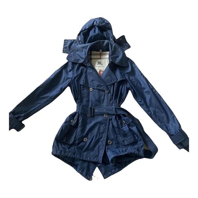 Burberry Women's Windbreaker Jacket - Navy/Blue - UK 8 on Productcaster.