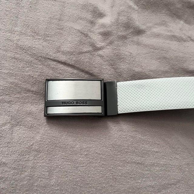 Hugo Boss Men's Belt - White on Productcaster.