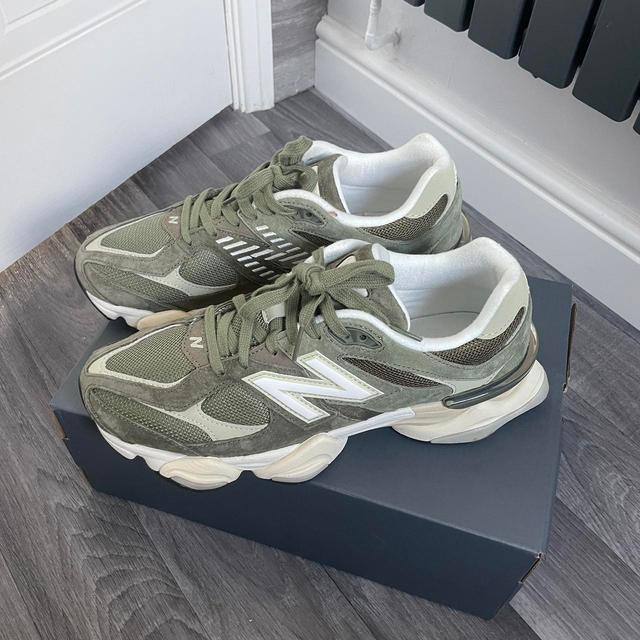 New Balance Men's Trainers - Green/Khaki - UK 9 on Productcaster.