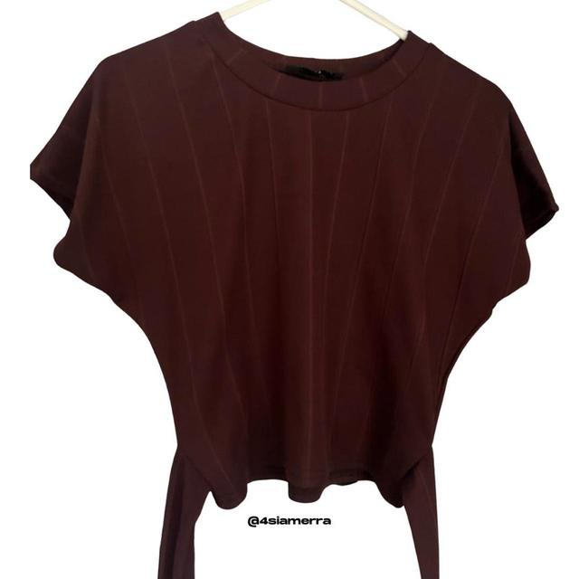 Women's Crop top - Burgundy - XS on Productcaster.