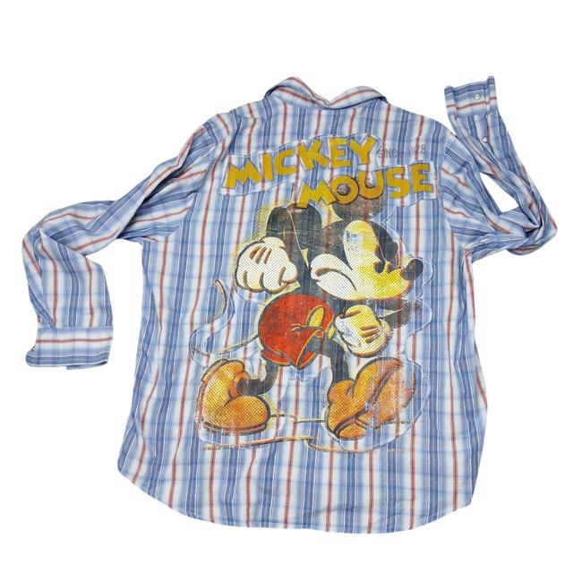 Disney Men's Shirt - Blue/Multi - XL on Productcaster.