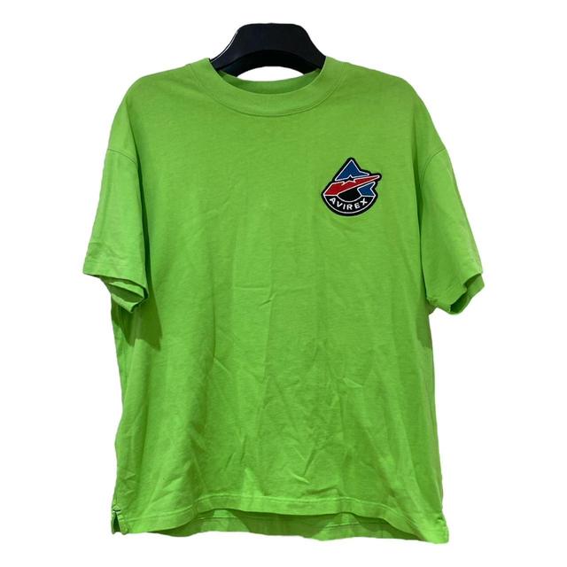 Avirex Men's T-shirt - Green - L on Productcaster.