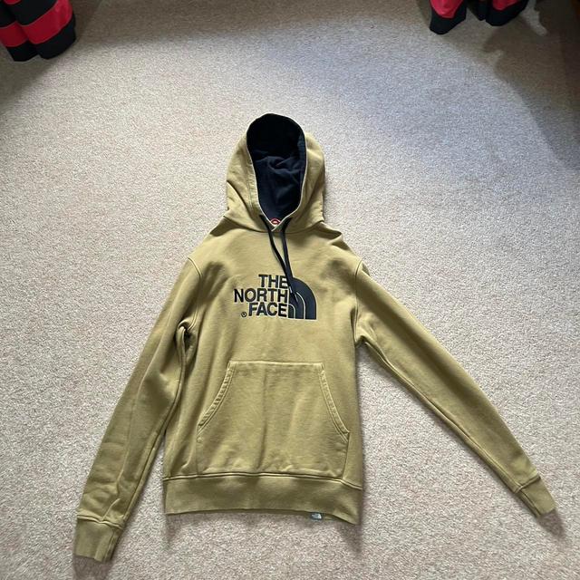 The North Face Men's Hoodie - Khaki - S on Productcaster.